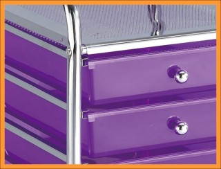 Plastic Drawer Storage Cart